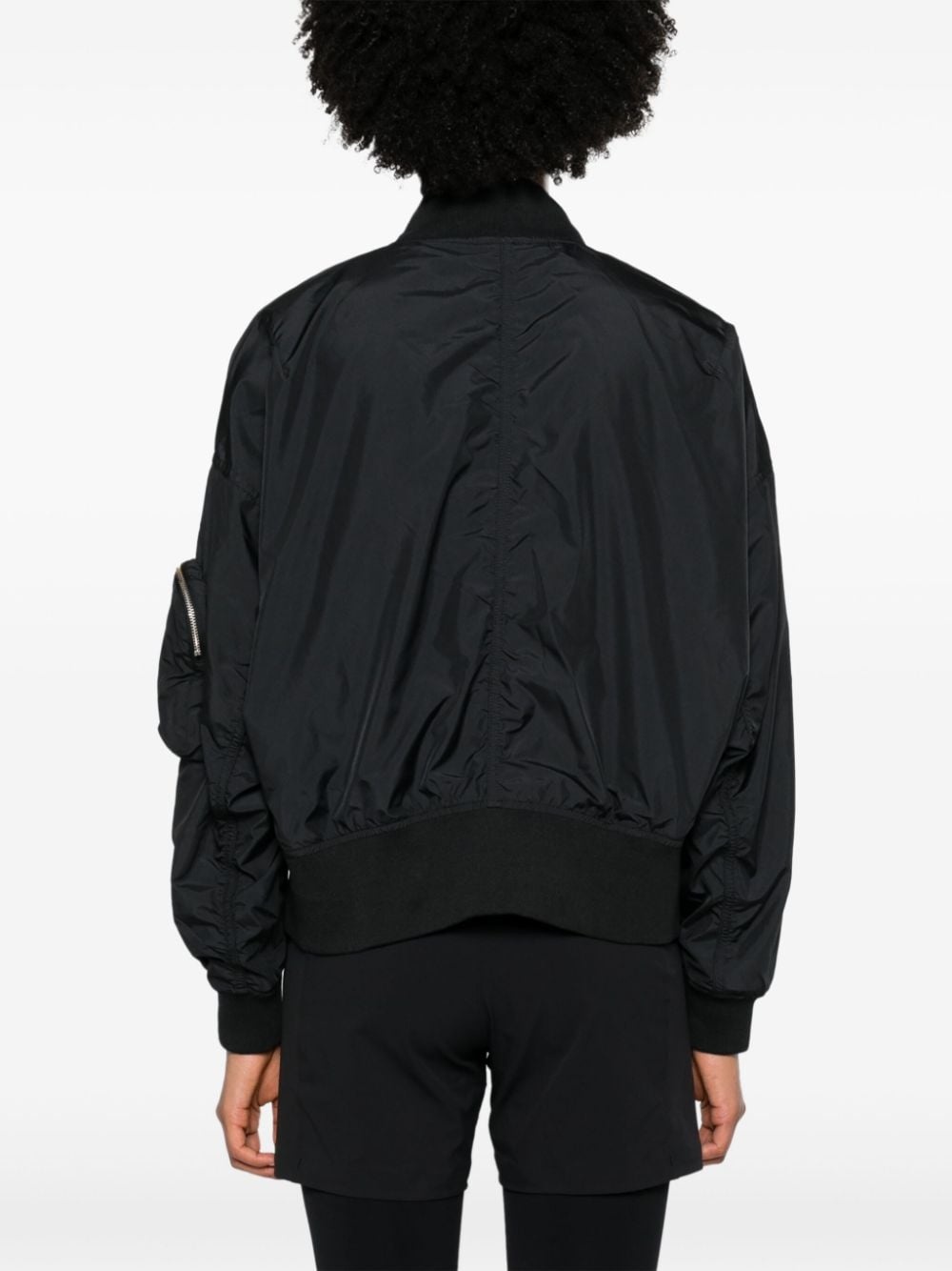 Swoosh-embroidered bomber jacket - 4