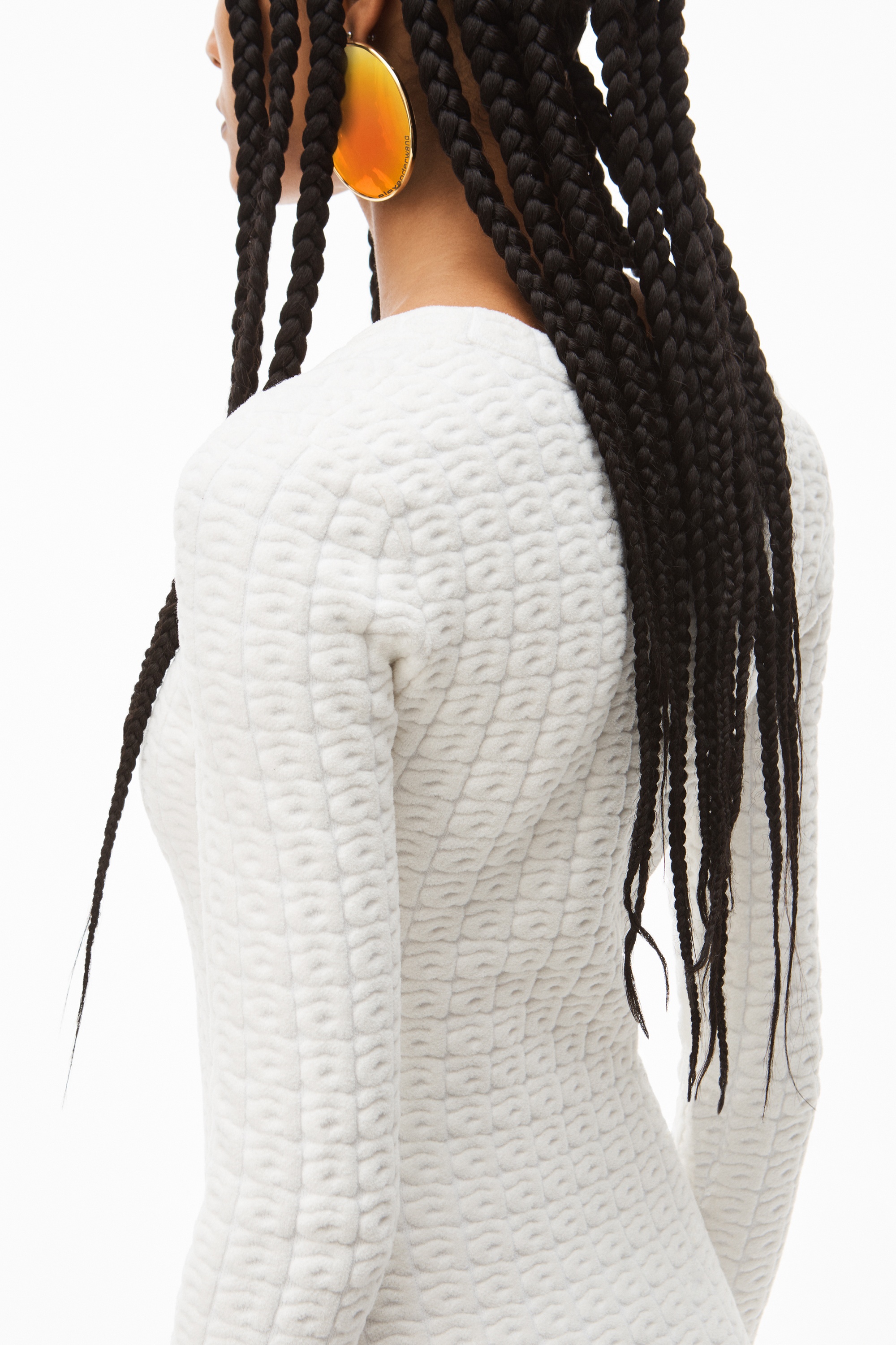 MINI DRESS IN CHENILLE JACQUARD - 6