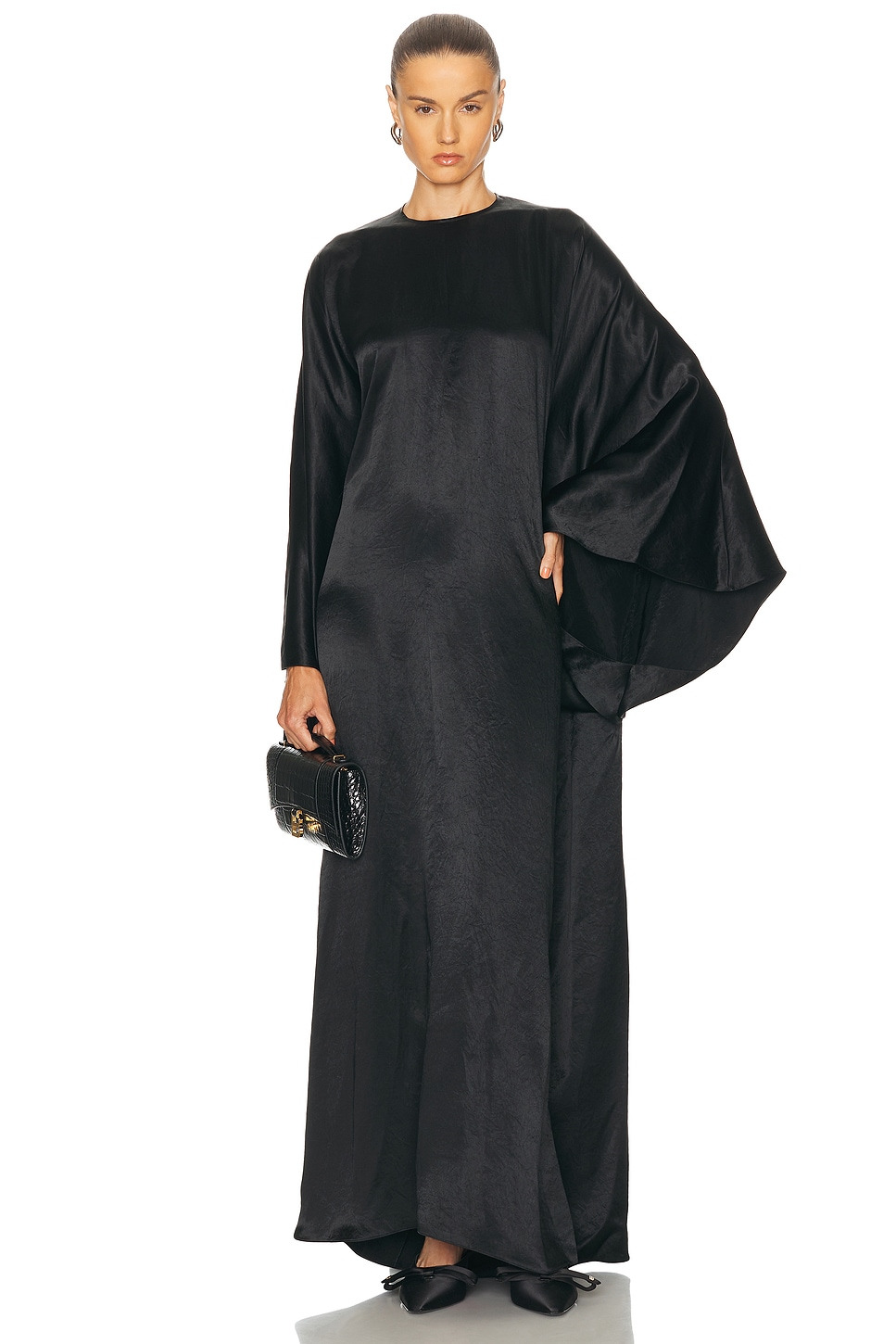 Maxi Satin Dress - 4