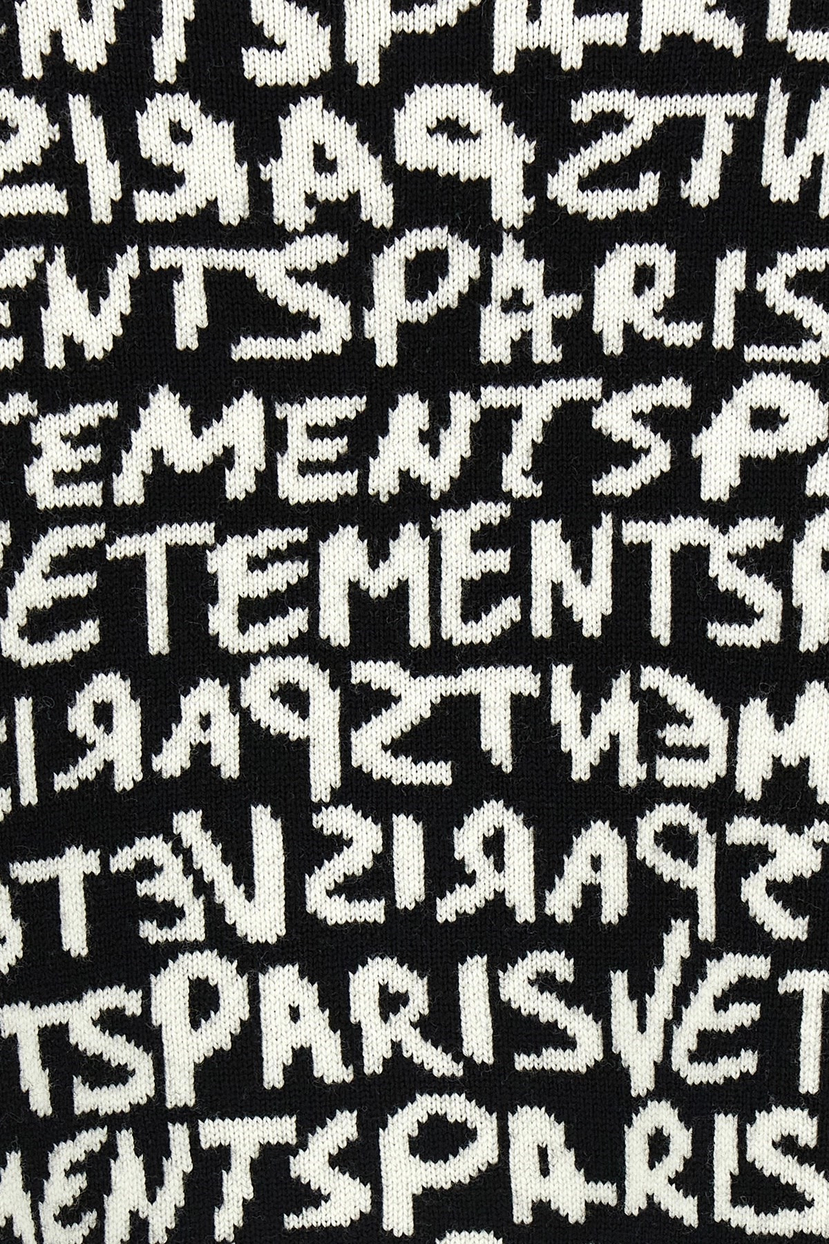 'Vetements Paris Monogram' cropped sweater - 5