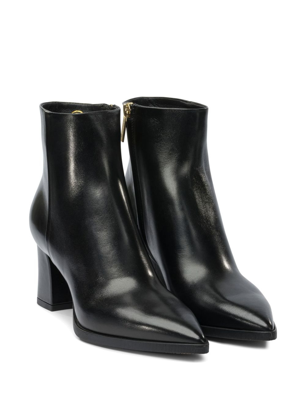 65mm leather ankle boots - 2