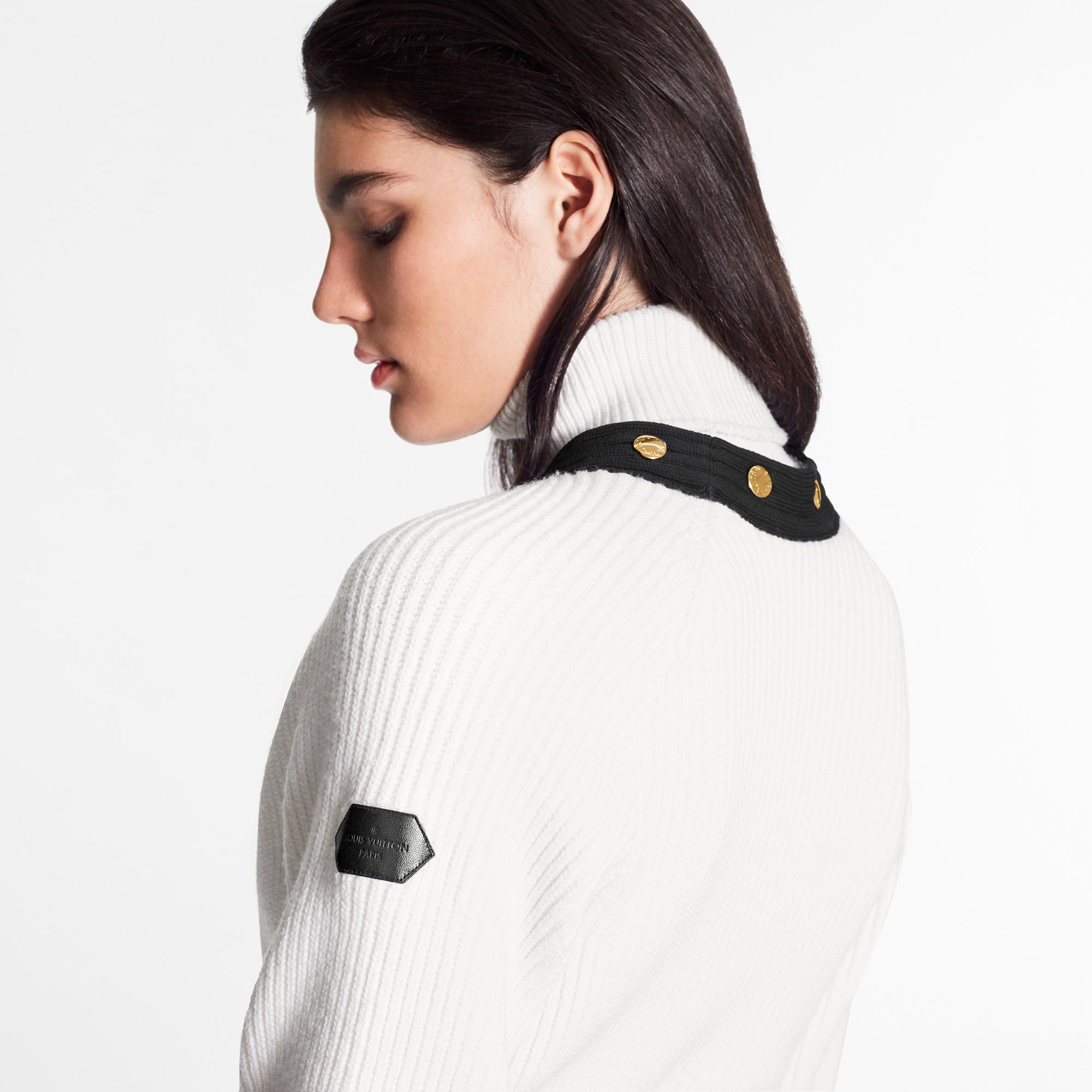 Long-Sleeved Turtleneck In Ribbed Wool - 5