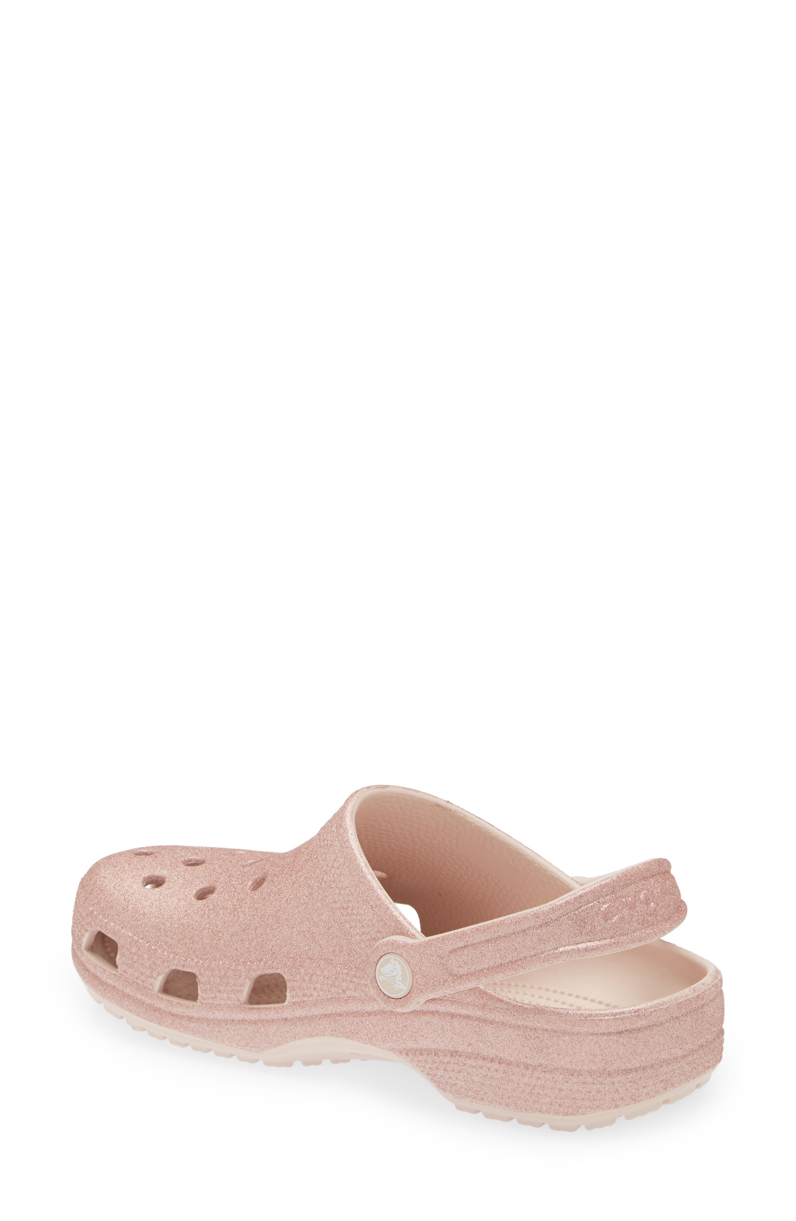CROCS Gender Inclusive Classic Glitter Clog in Quartz Glitter at Nordstrom - 2