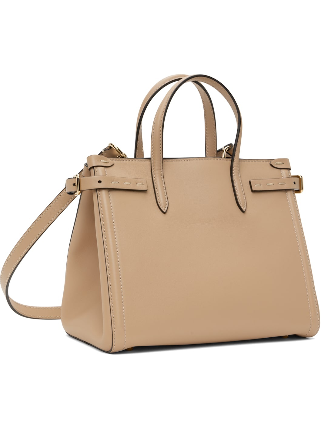 Tan Antibes Small Shopping Tote - 3