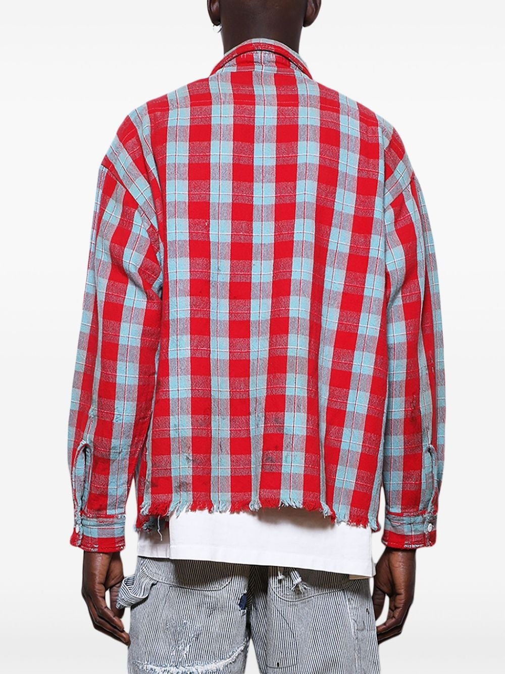 checked cotton shirt - 5