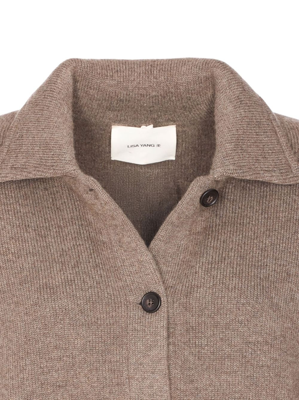 buttoned cashmere cardigan - 4
