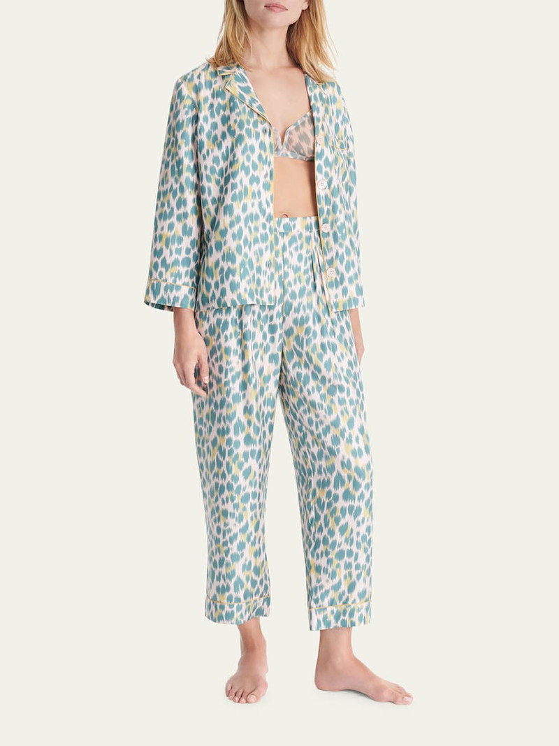 ERES Jaguar-Print Silk Shirt outlook