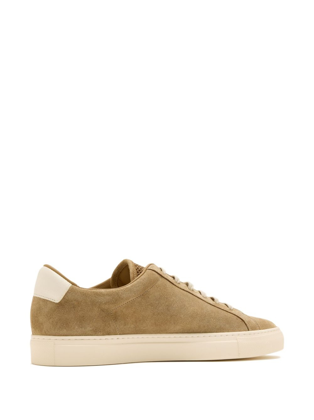 suede panelled sneakers - 4