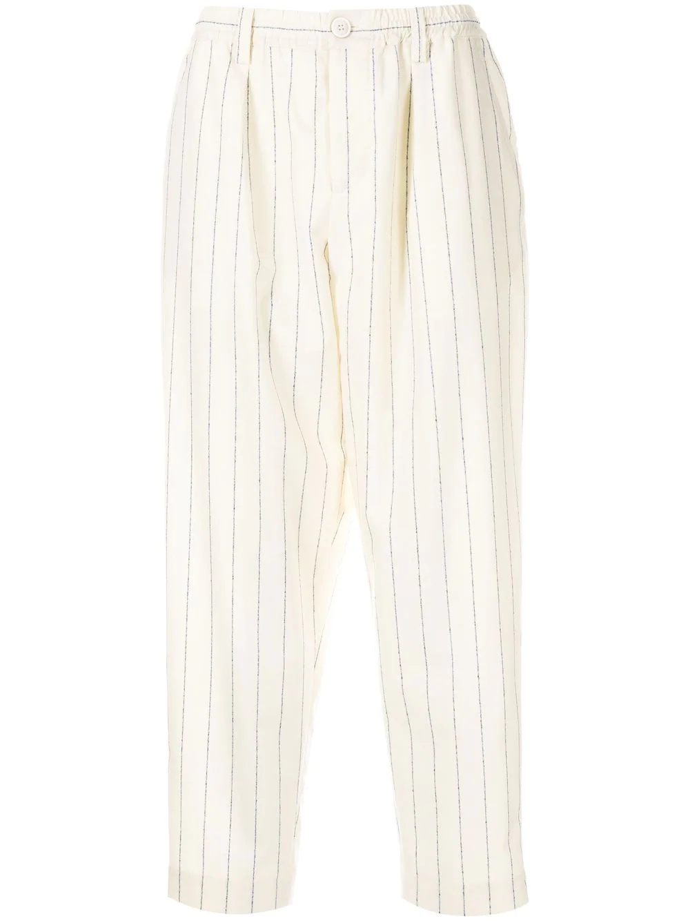 pinstripe tapered-trousers - 1