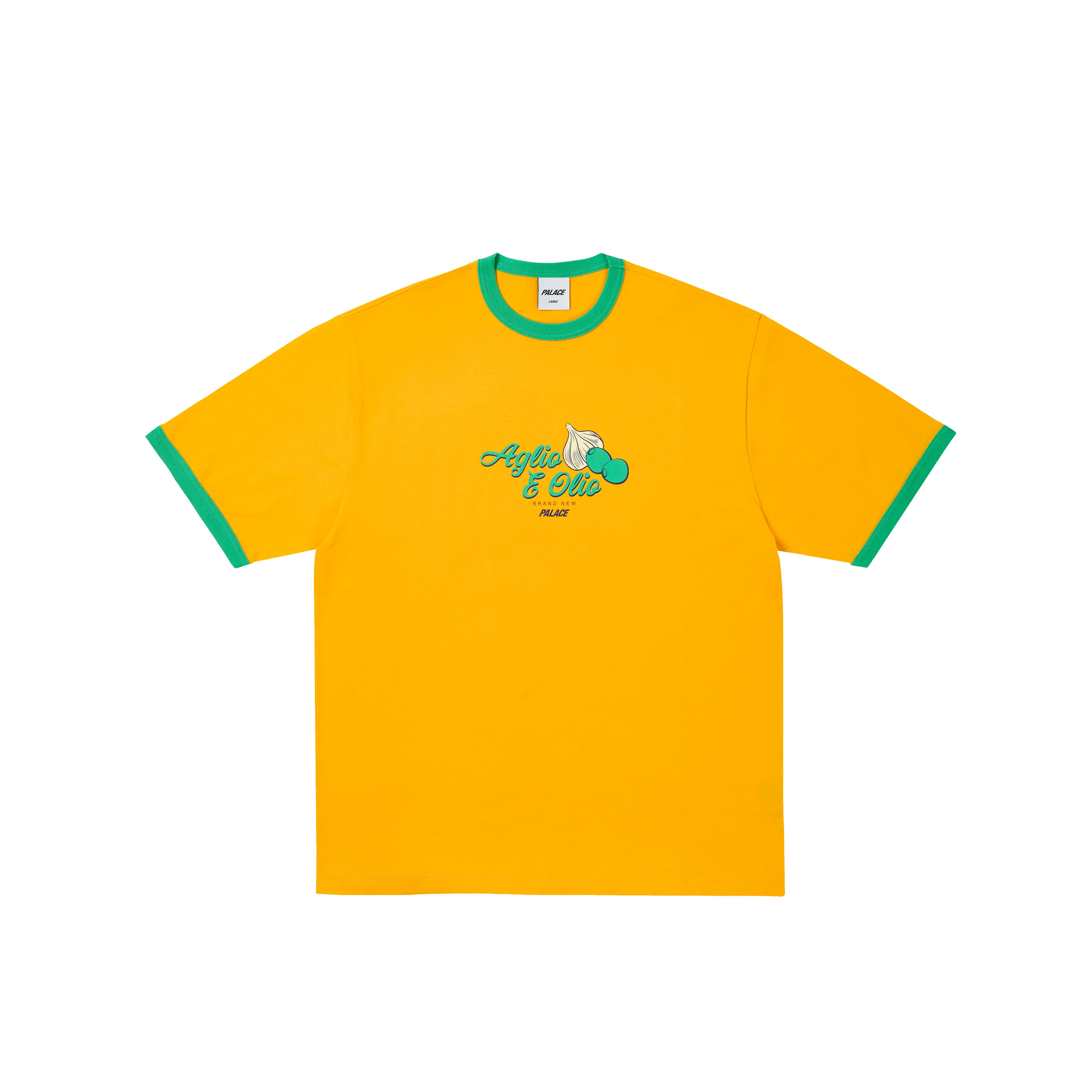 AGLIO E OLIO RINGER T-SHIRT SUNNY YELLOW - 1