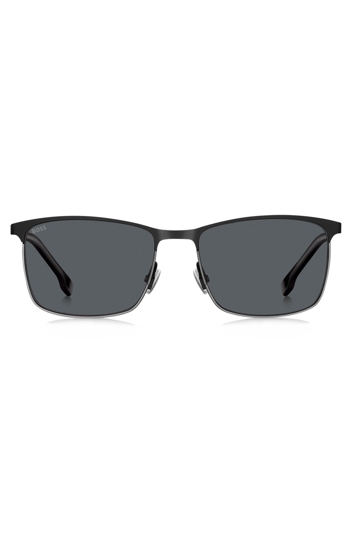 ITALIAN-MADE SUNGLASSES IN STEEL WITH STRIPE DETAIL - 3