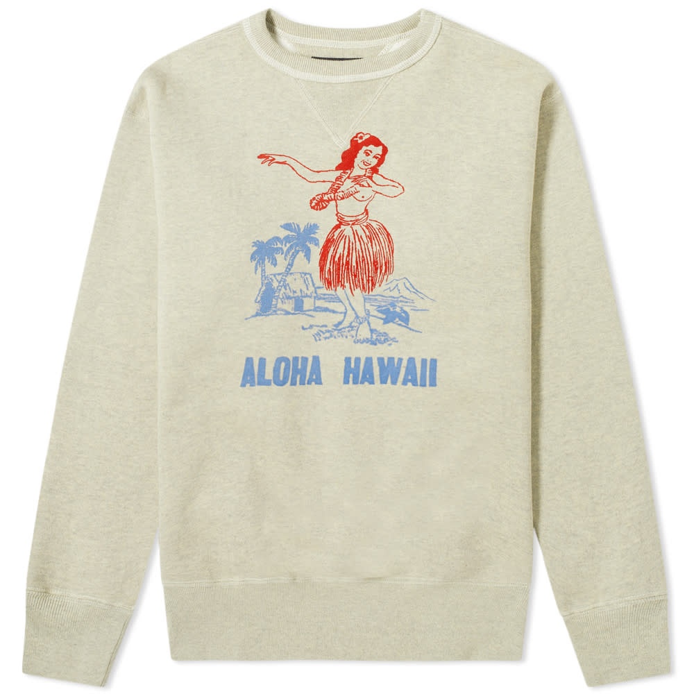 The Real McCoy's Aloha Hawaii Crew Sweat - 1