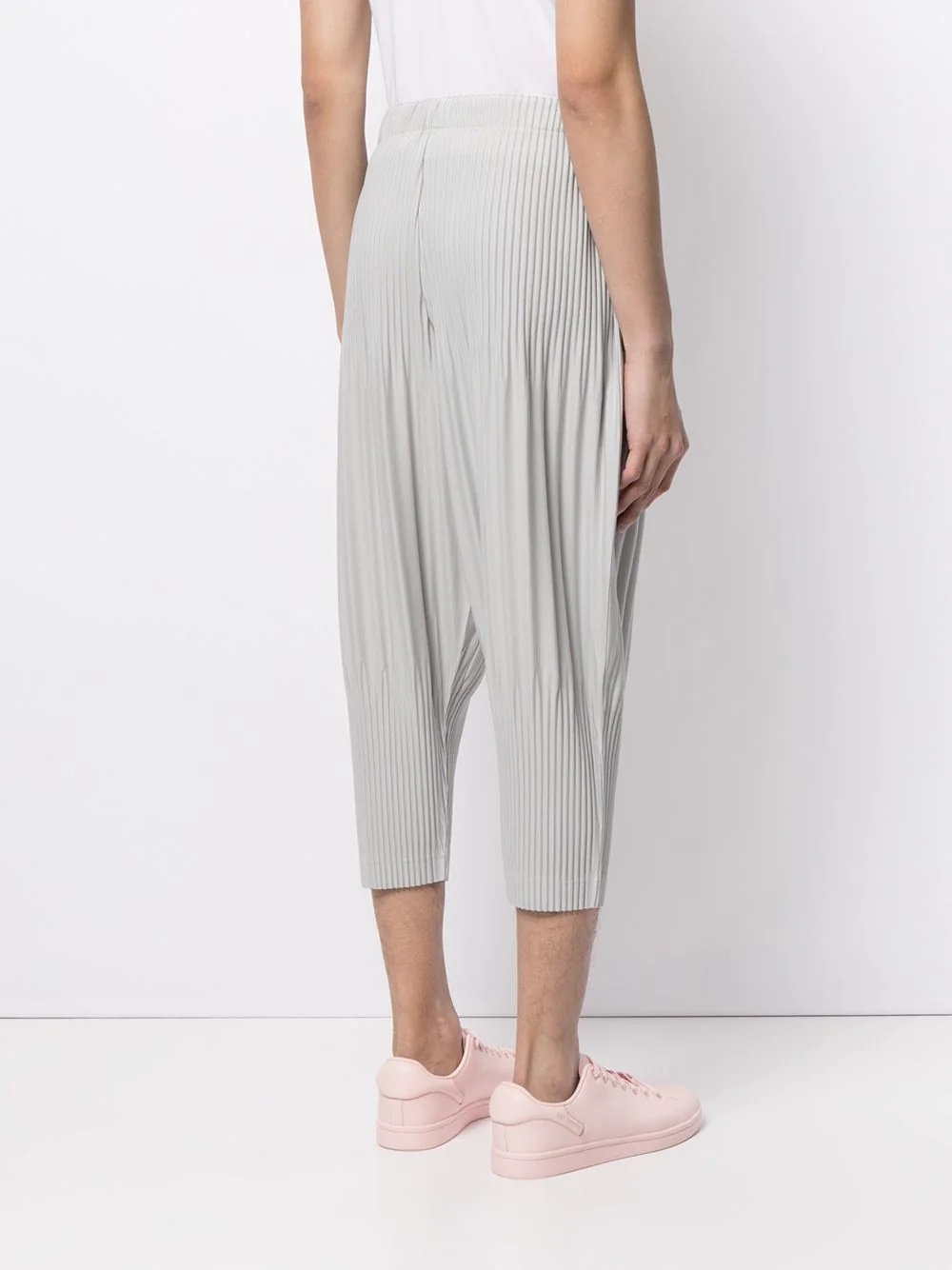 pleated tapered trousers - 4