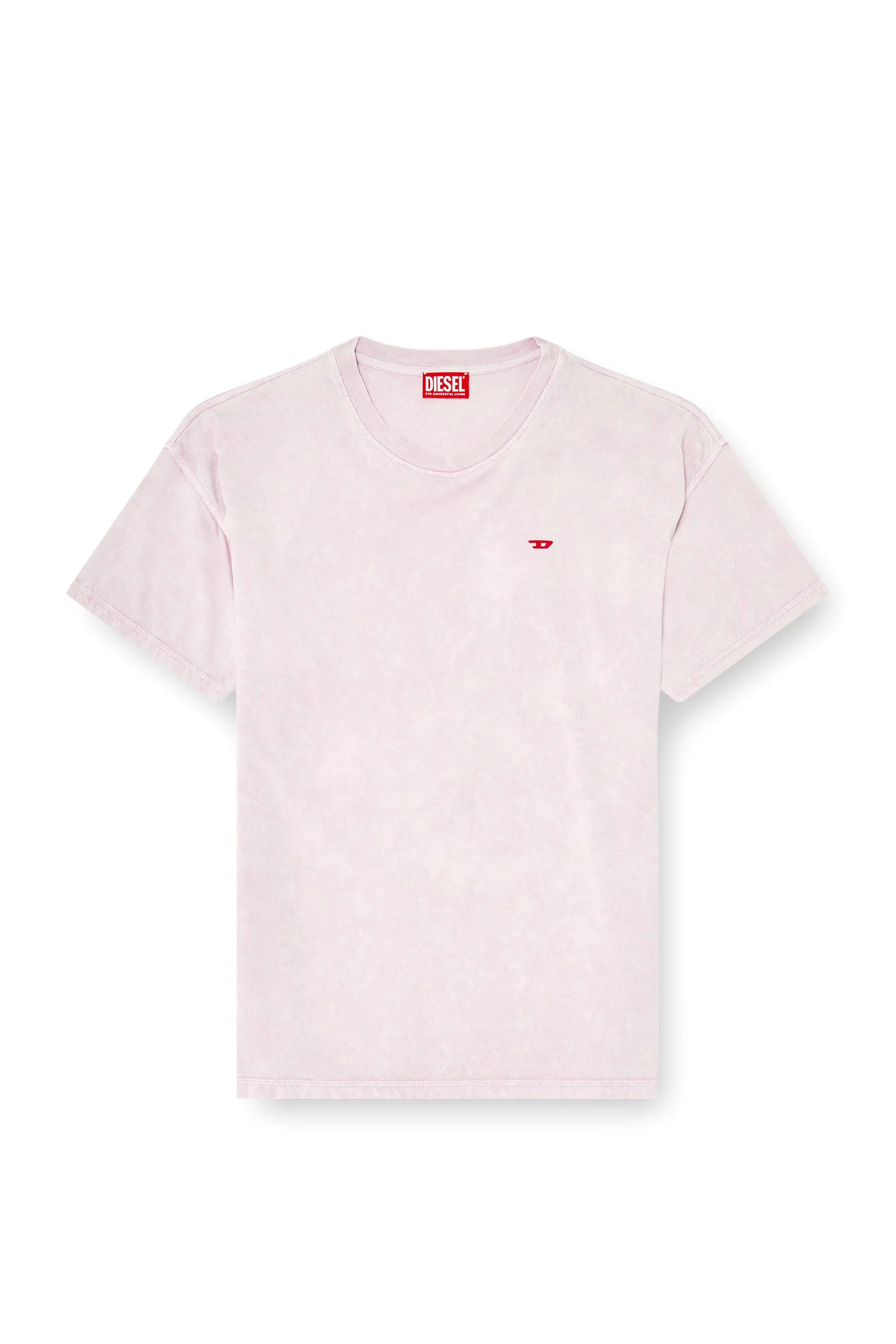 COTTON T-SHIRT WITH TREATED EFFECT - 1