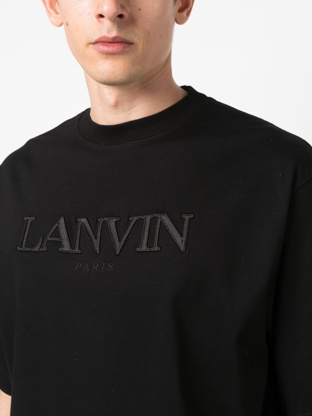 logo-appliqué cotton T-shirt - 5