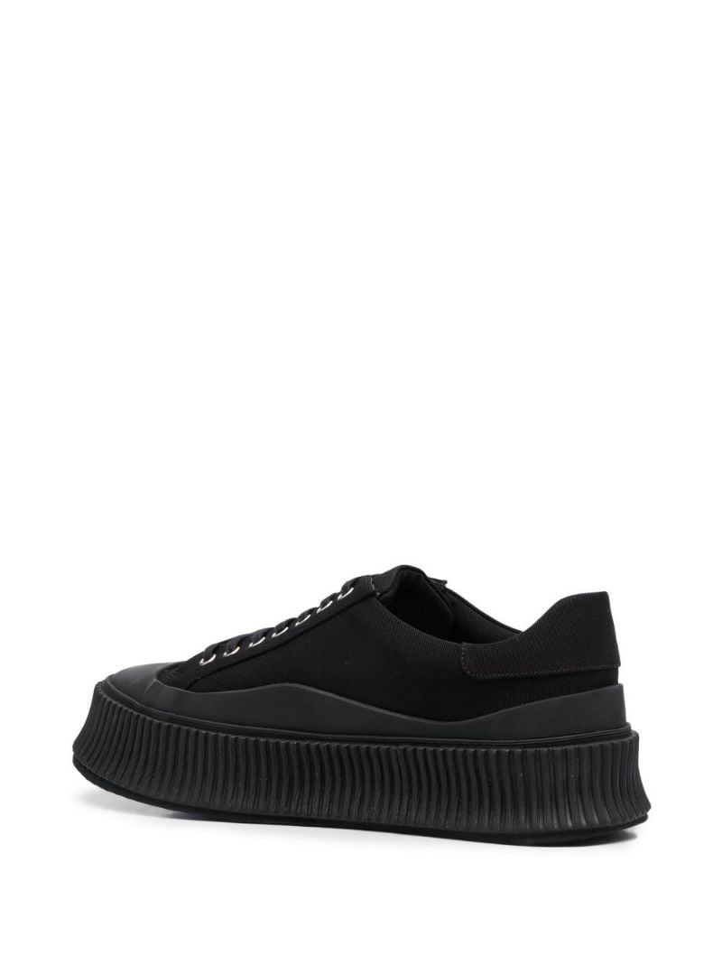 lace-up low-top sneakers - 5
