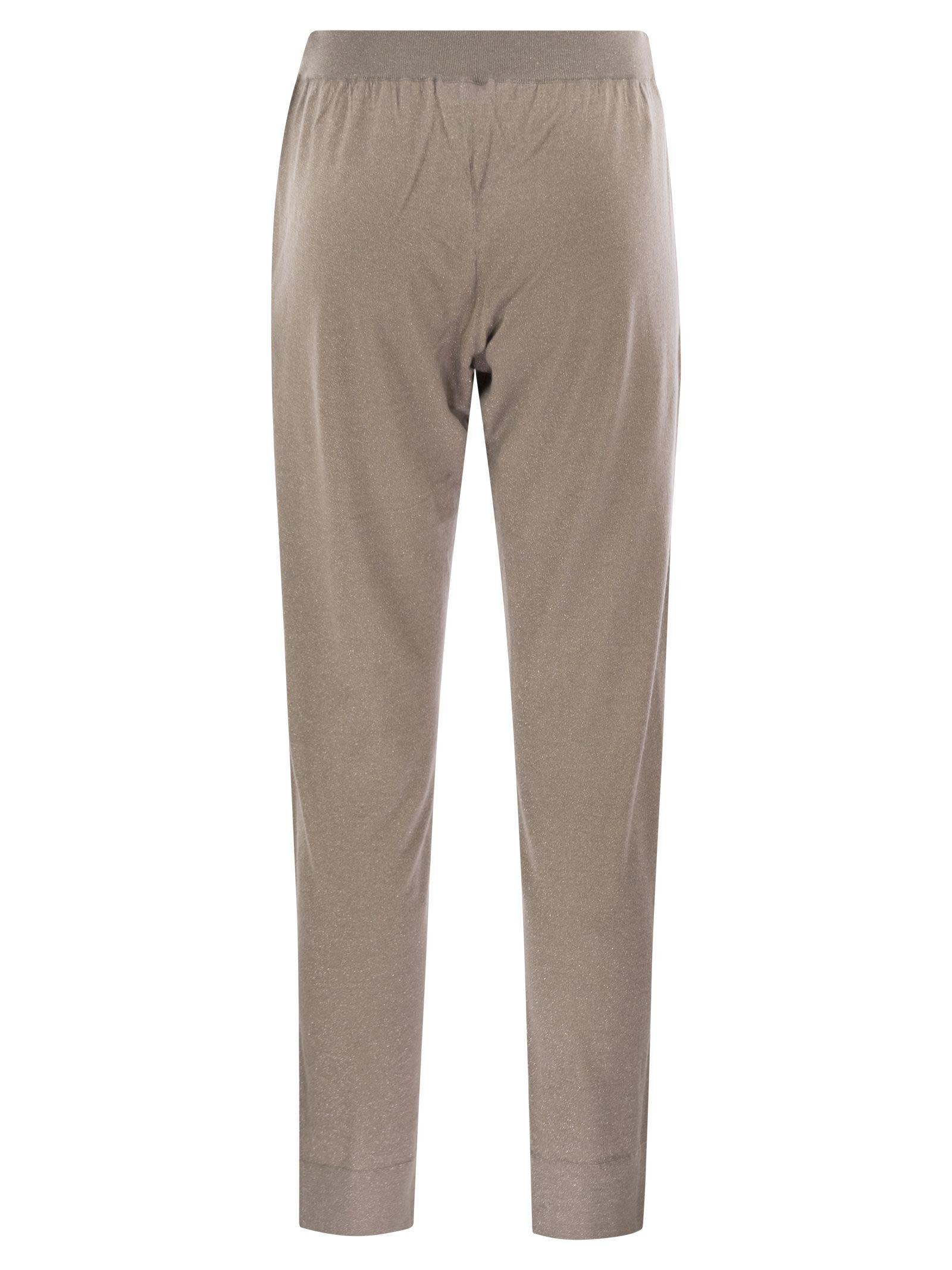 Brunello Cucinelli Women Sparkling Lightweight Cashmere And Silk Trousers - 2