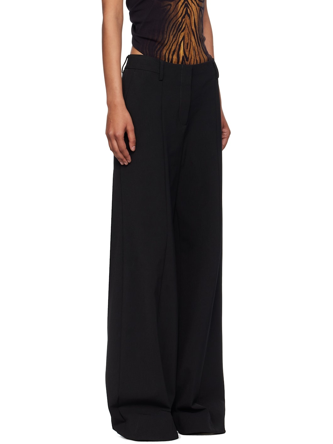 Black 'The Stirrup' Trousers - 2