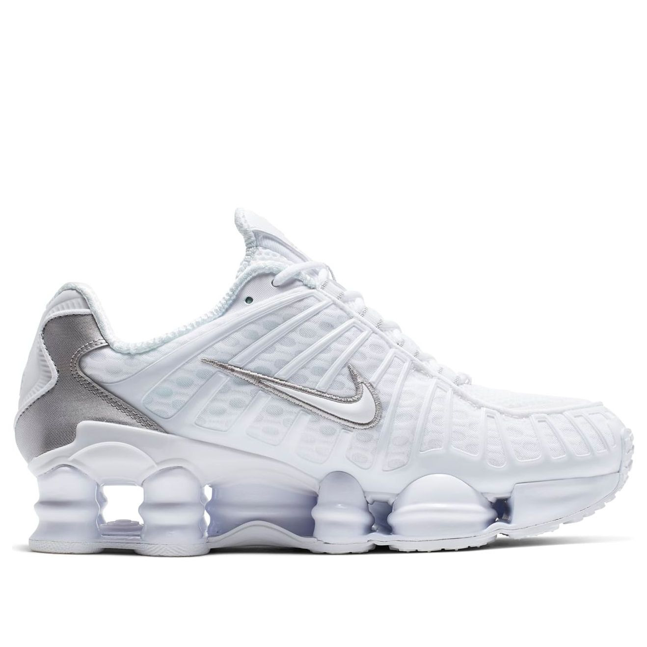 (WMNS) Nike Shox TL 'White Silver' AR3566-100 - 2