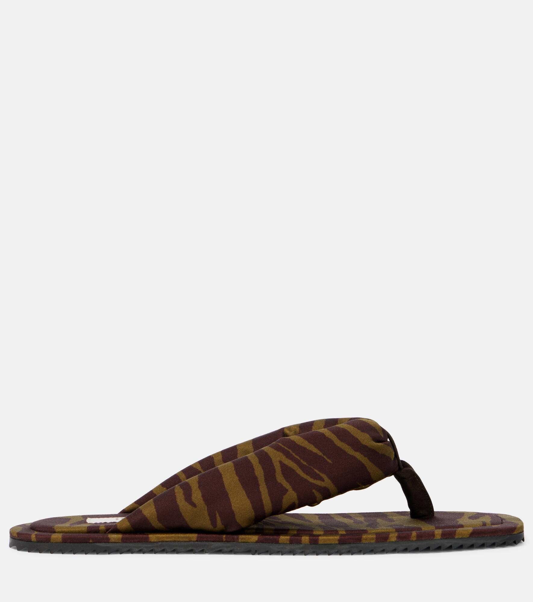 Indie zebra-print thong sandals - 4