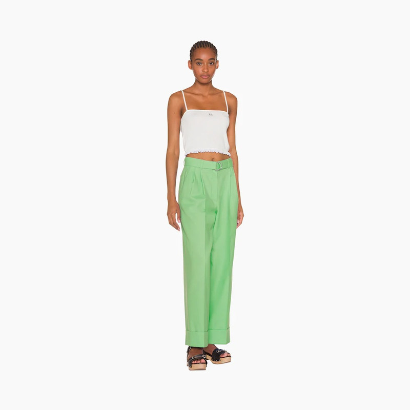 Miu Miu Levantine cuffed pants outlook