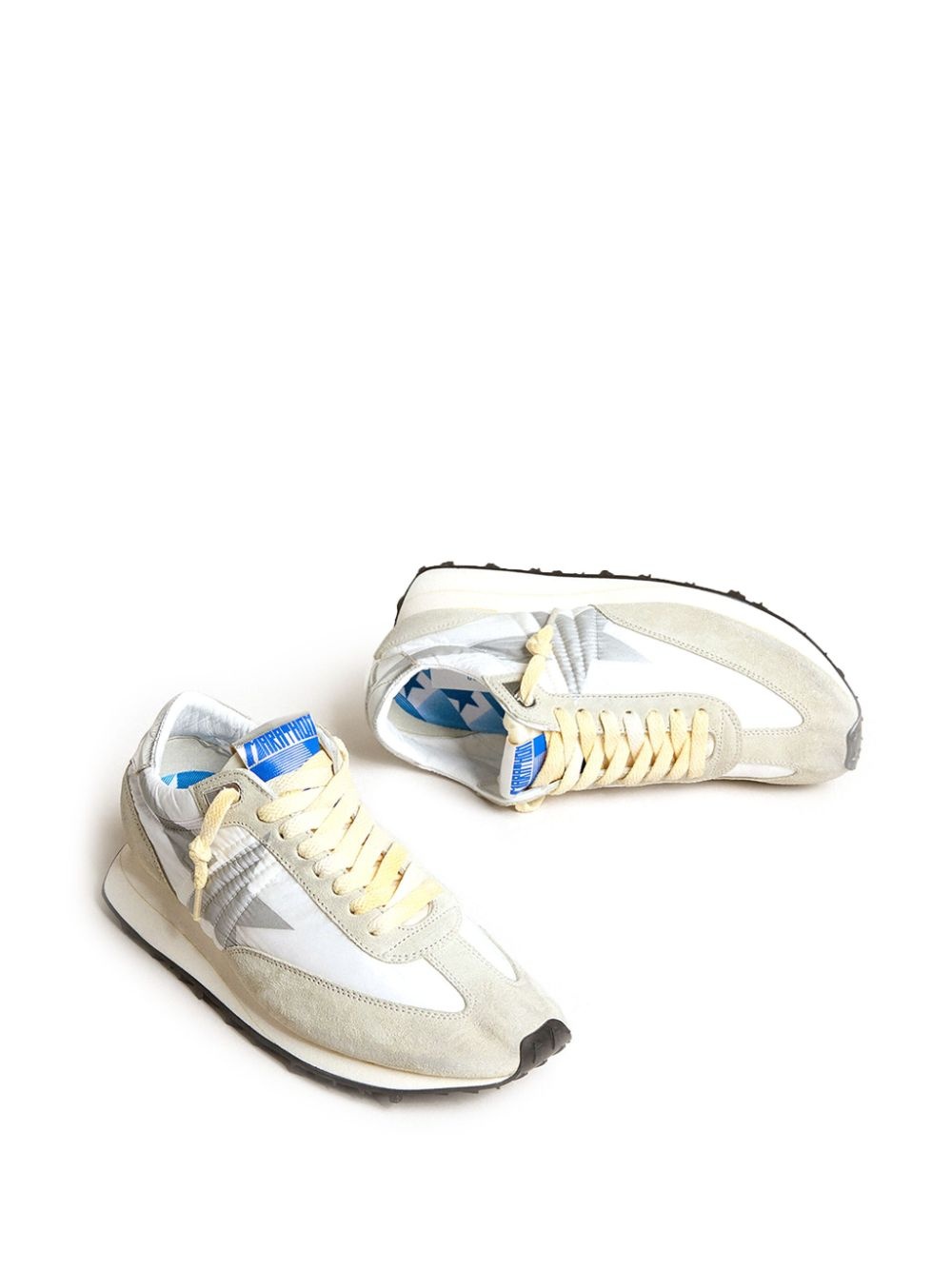 star-print lace-up sneakers - 4
