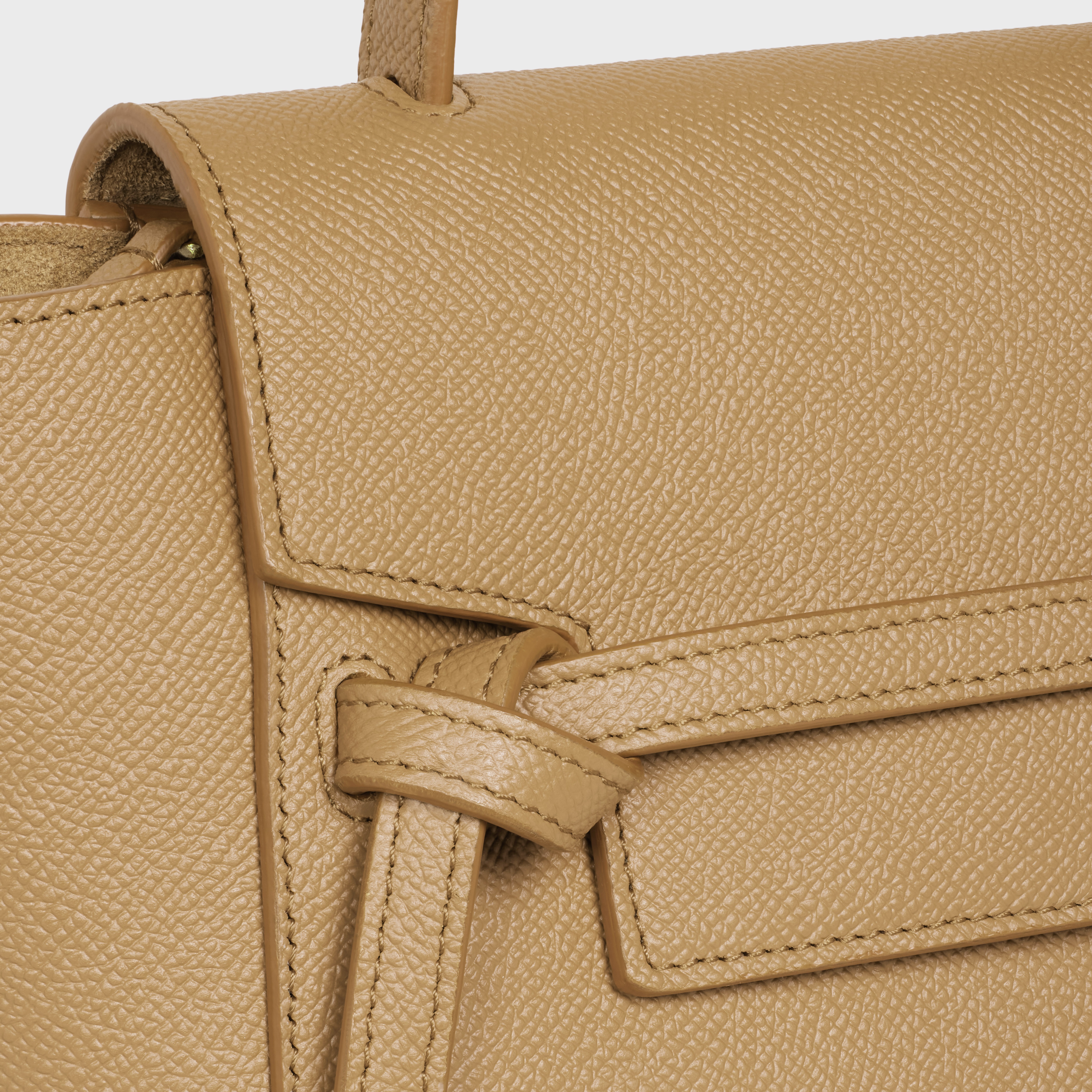 Nano Belt bag in grained calfskin - 5