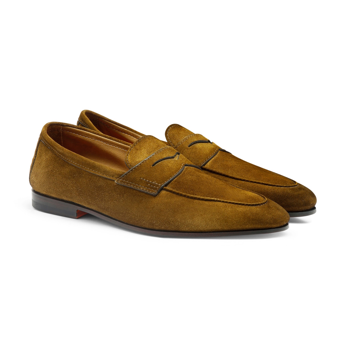 Men's green suede Carlo loafer - 3