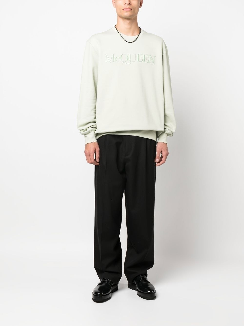 logo-embroidered sweatshirt - 2