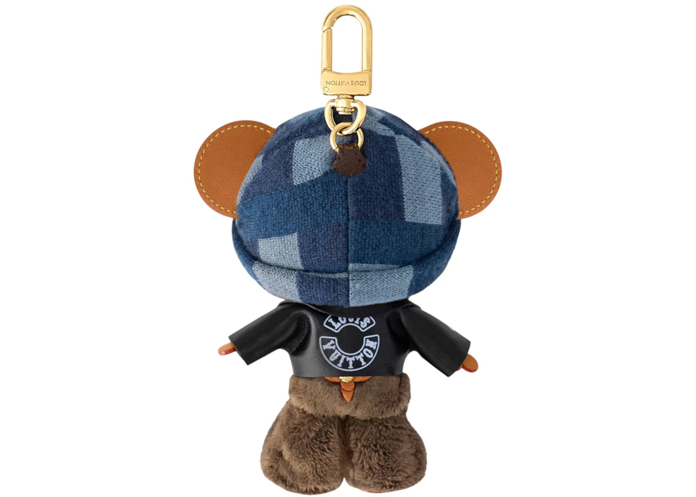 Louis Vuitton x Nigo LV Louis Bear Bag Charm Black - 2