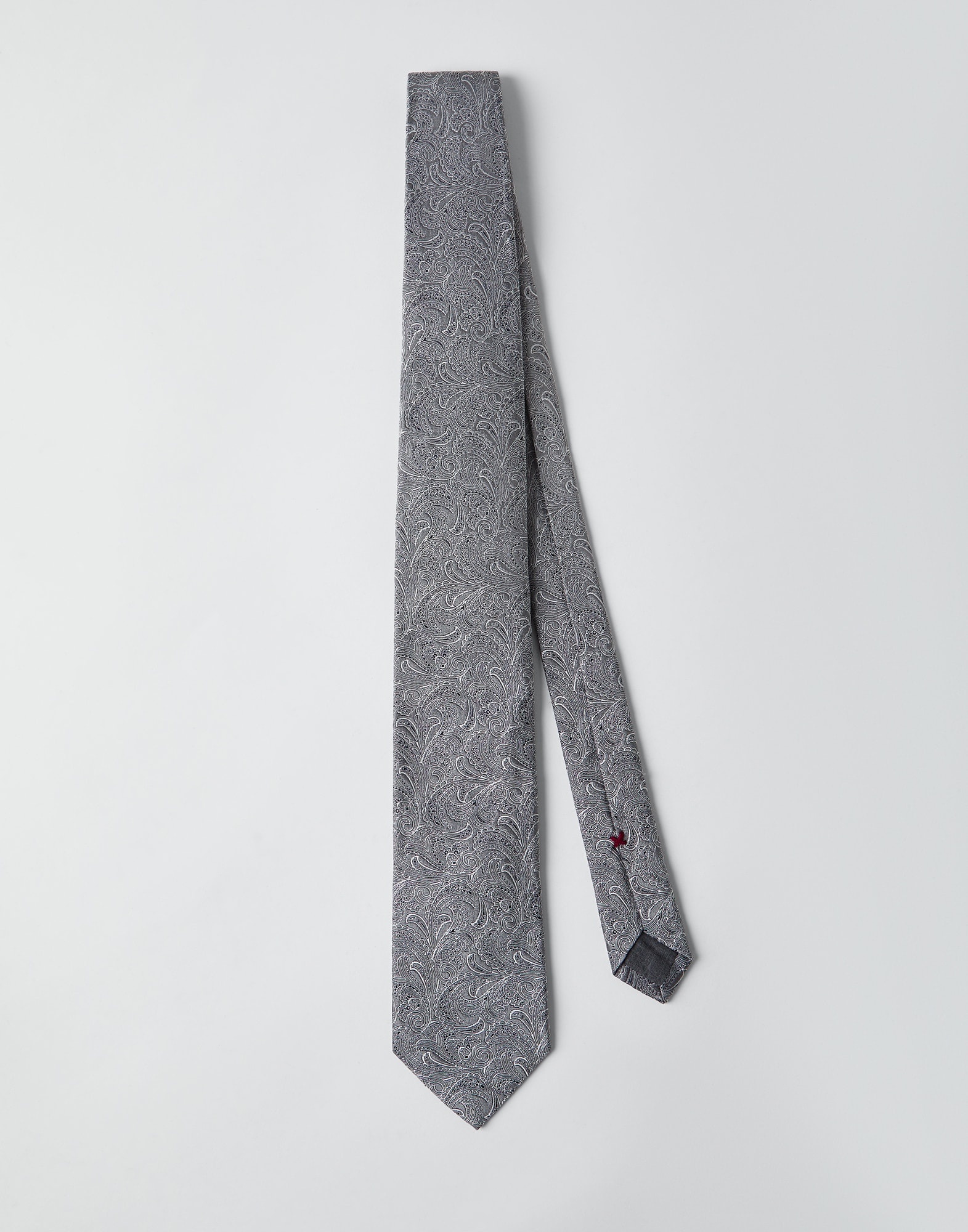 Paisley silk tie - 1