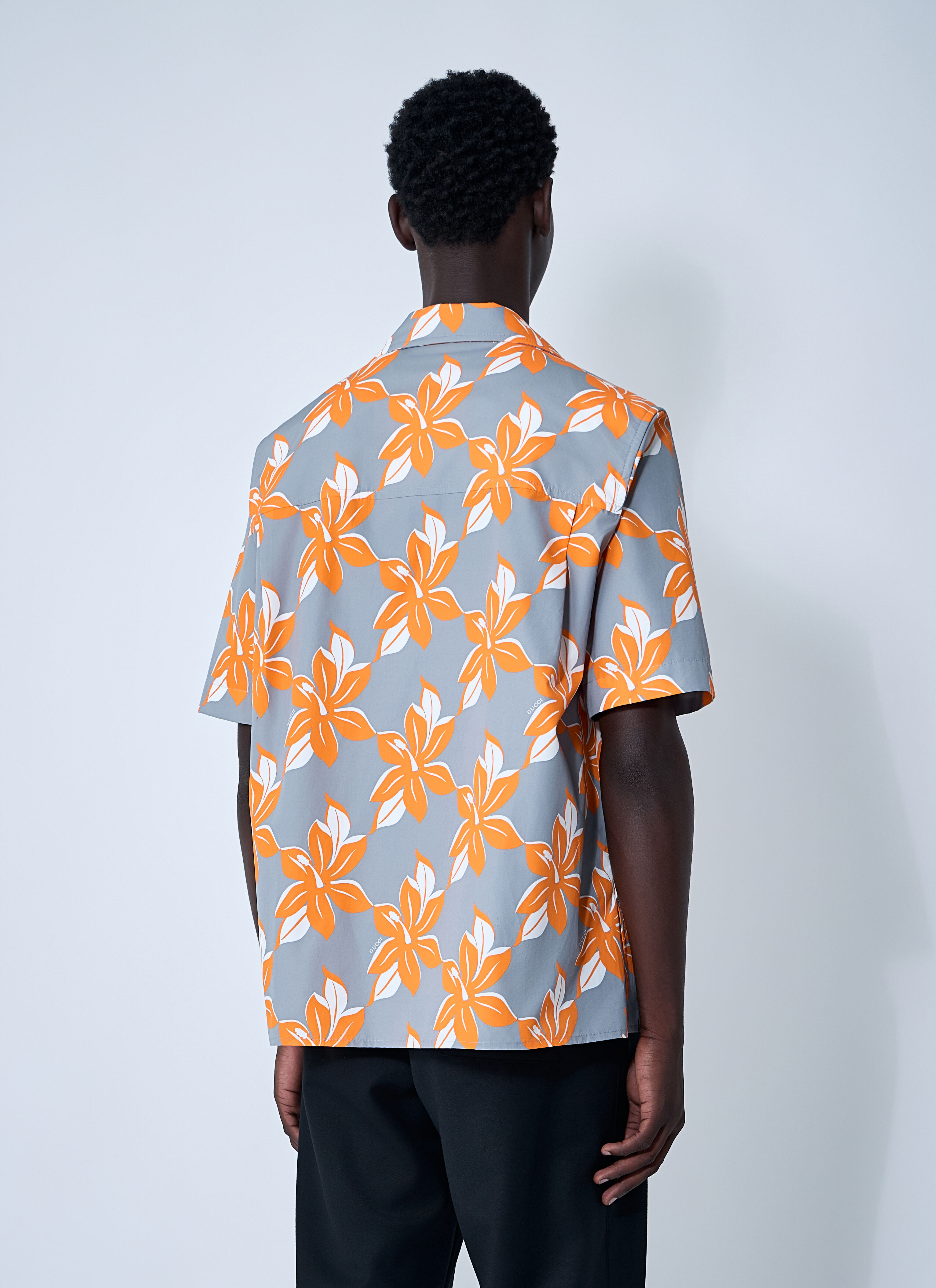 Printed Cotton Poplin Shirt - 4