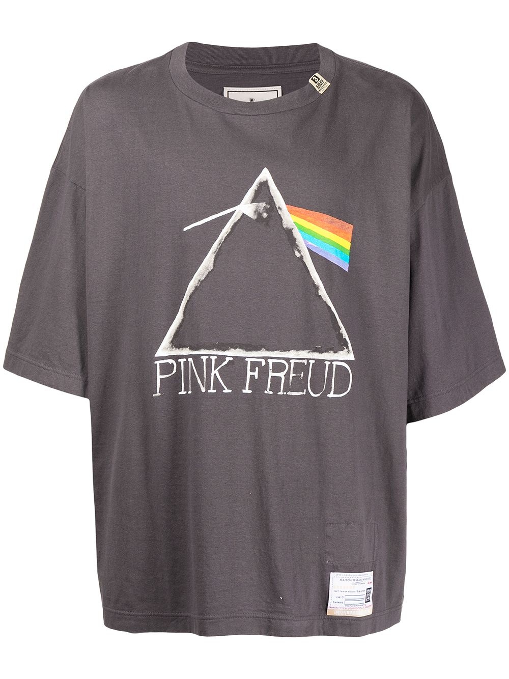 Pink Freud cotton T-shirt - 1