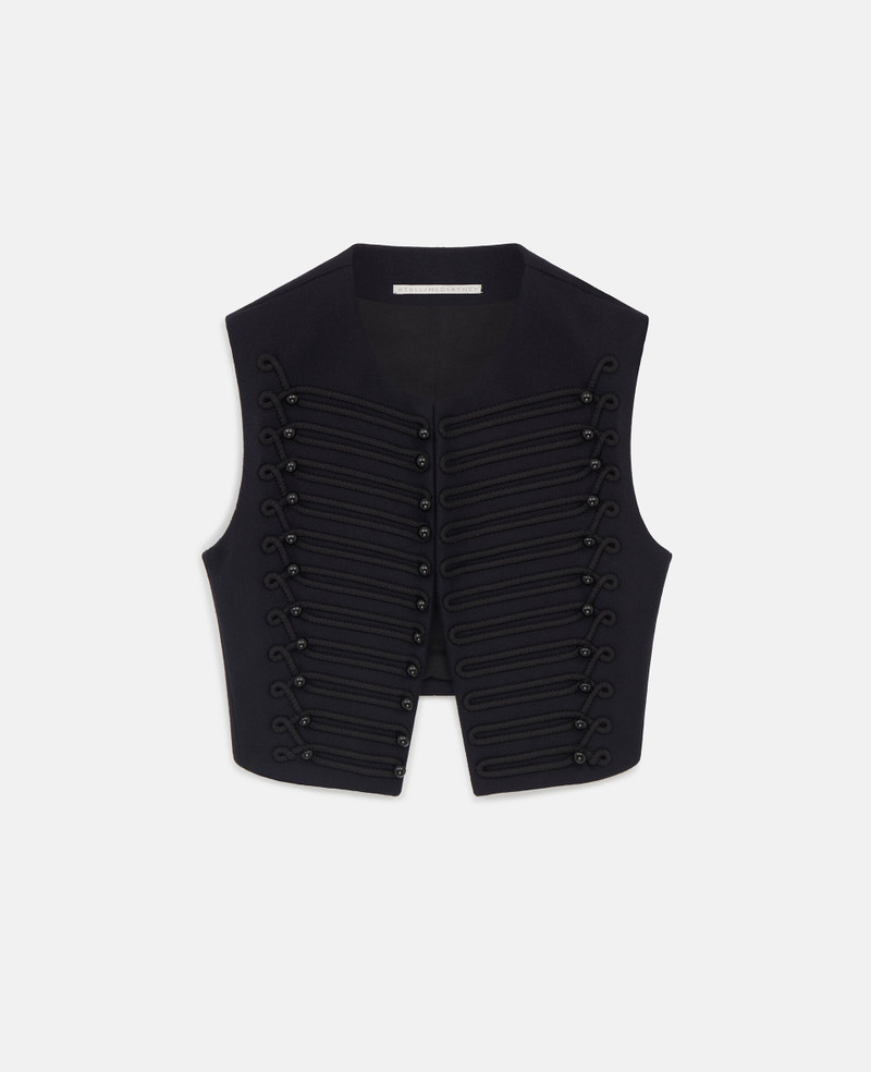 땋는 코드 Cropped Waistcoat 1