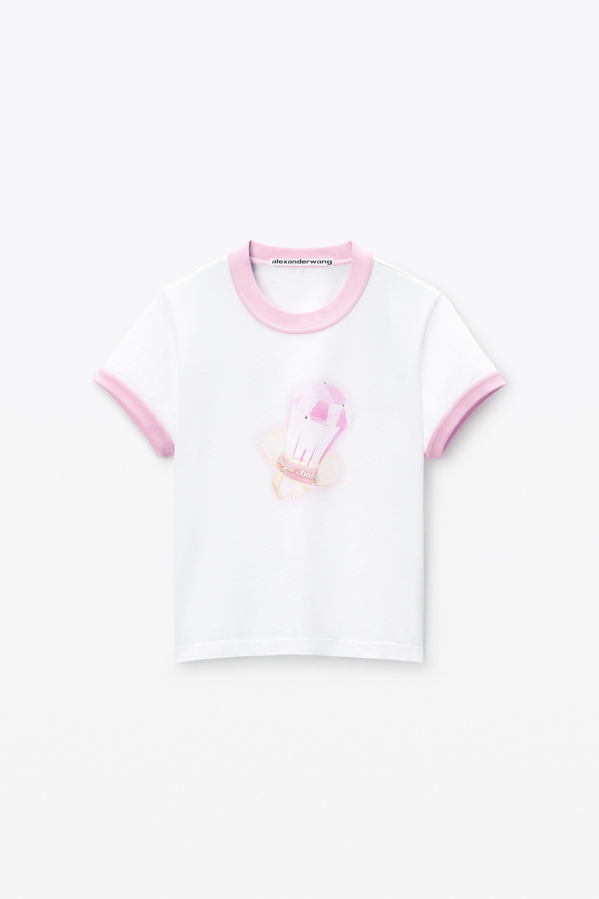 Sugar Baby Ringer Tee in Cotton Jersey - 1