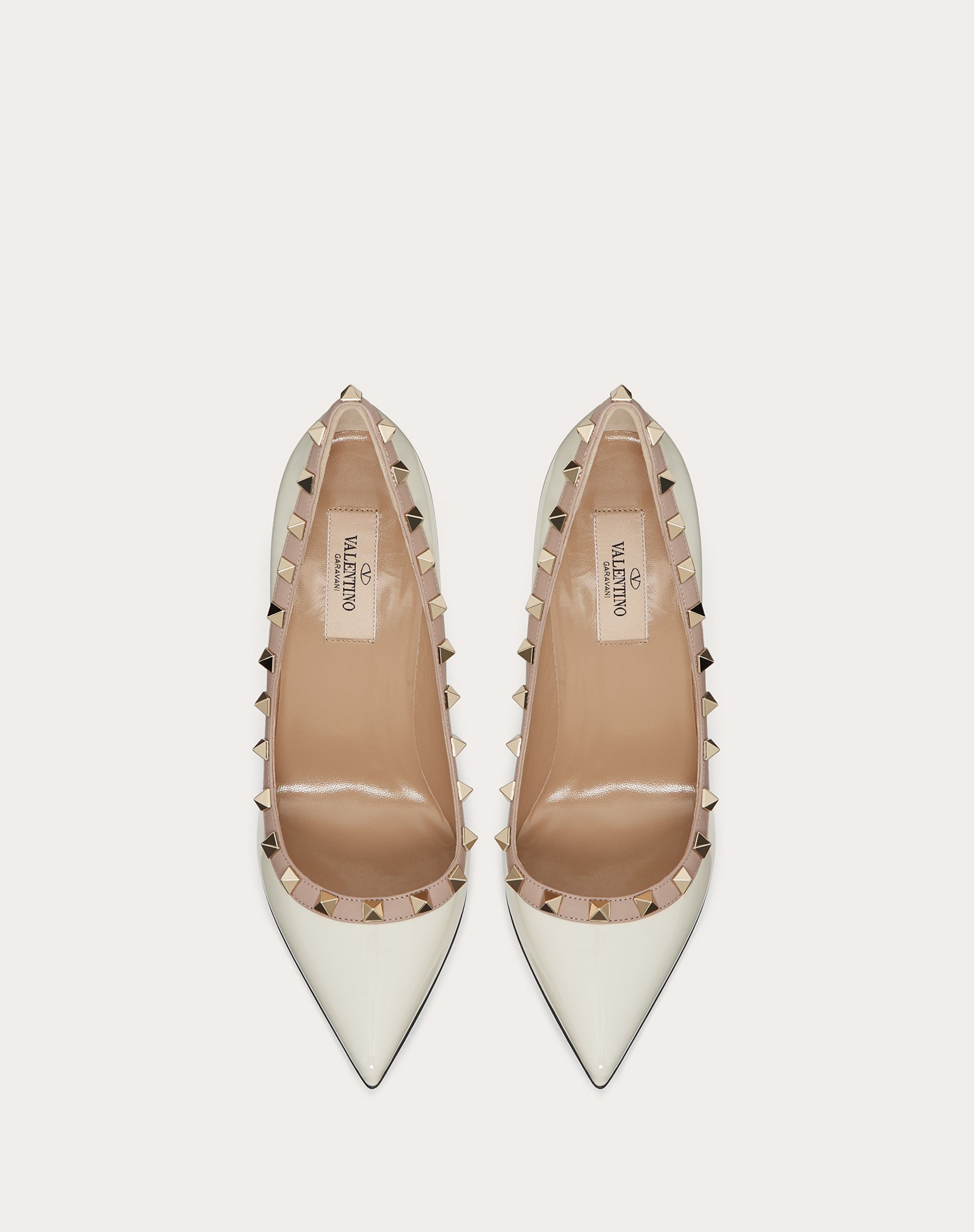 Rockstud Patent Leather Pump 100  mm - 4