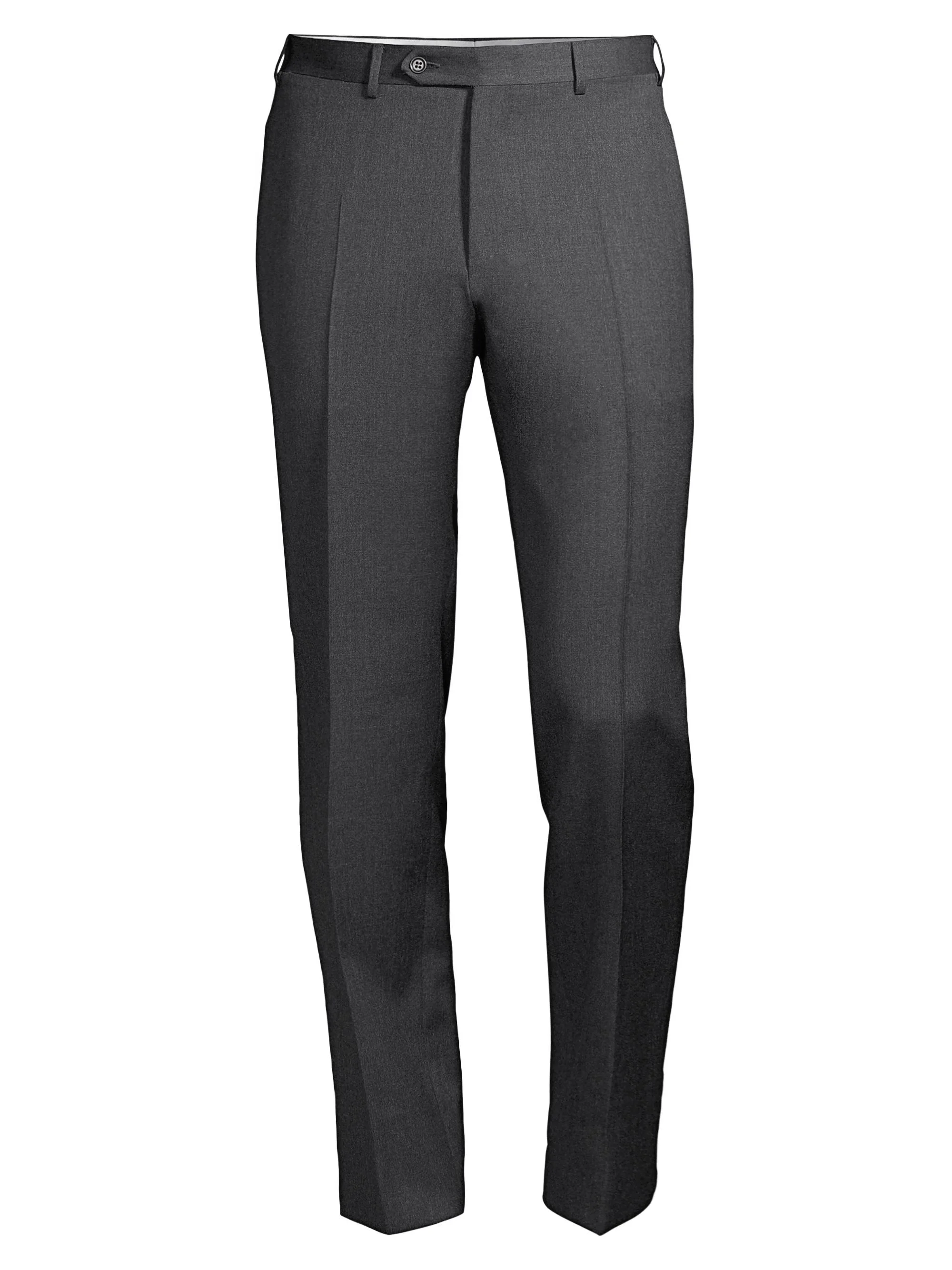 Men's Wool Trousers - Charcoal - 1