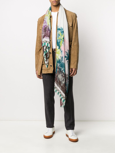 Etro long printed scarf outlook