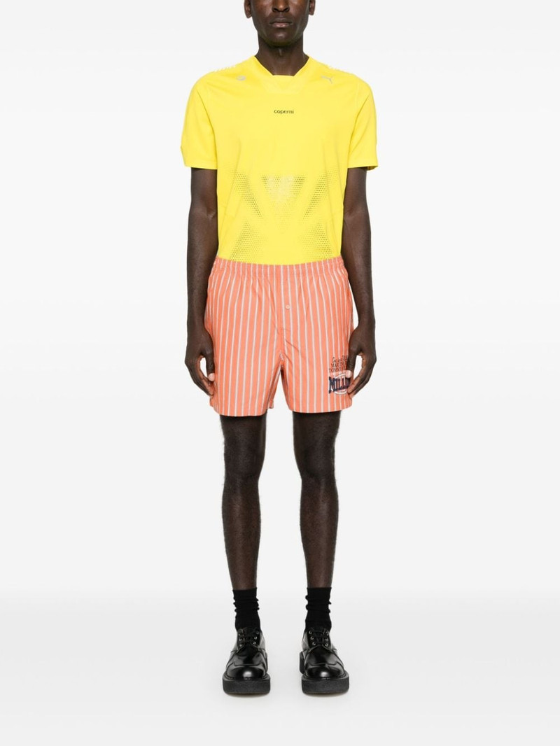 Martine Rose x Tommy Jeans logo-print striped shorts outlook