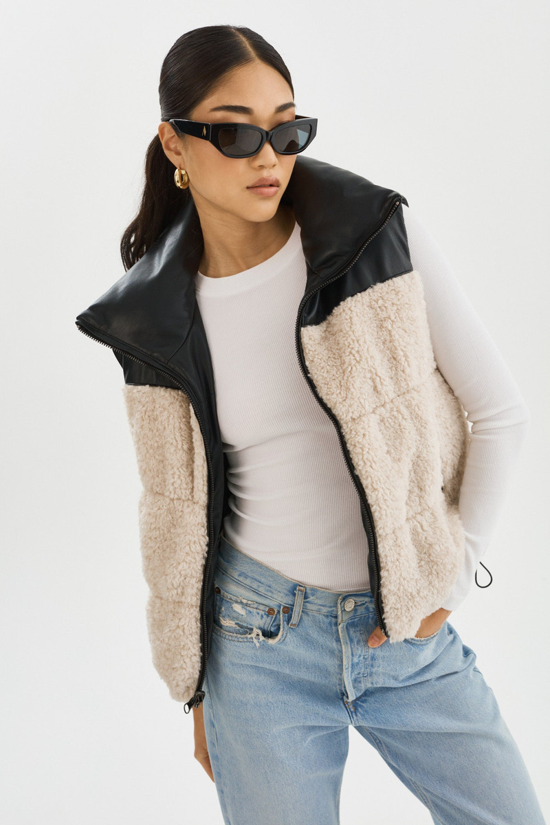 MARINA | Faux Leather Vest 1
