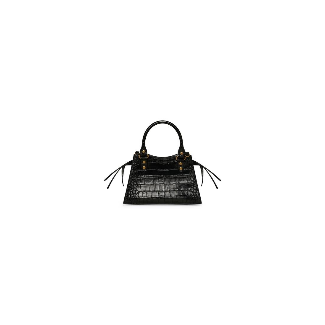 Women's Neo Classic Xs Handbag Crocodile Embossed in Black - 5