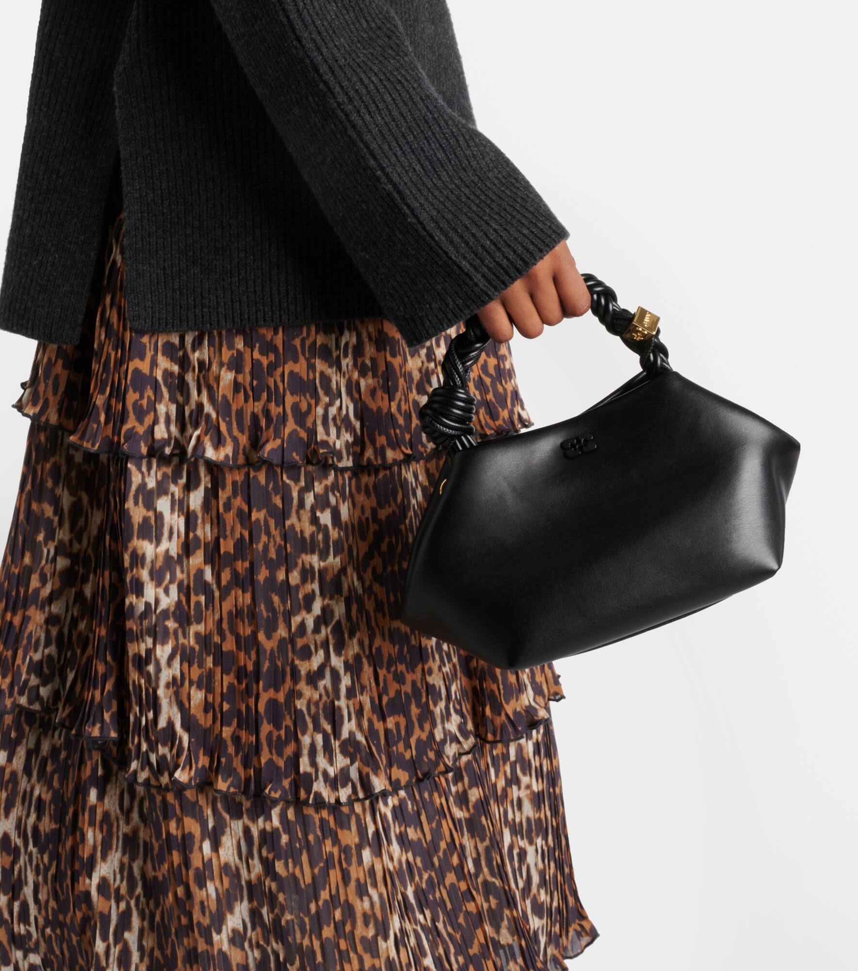 Bou Small leather shoulder bag - 6