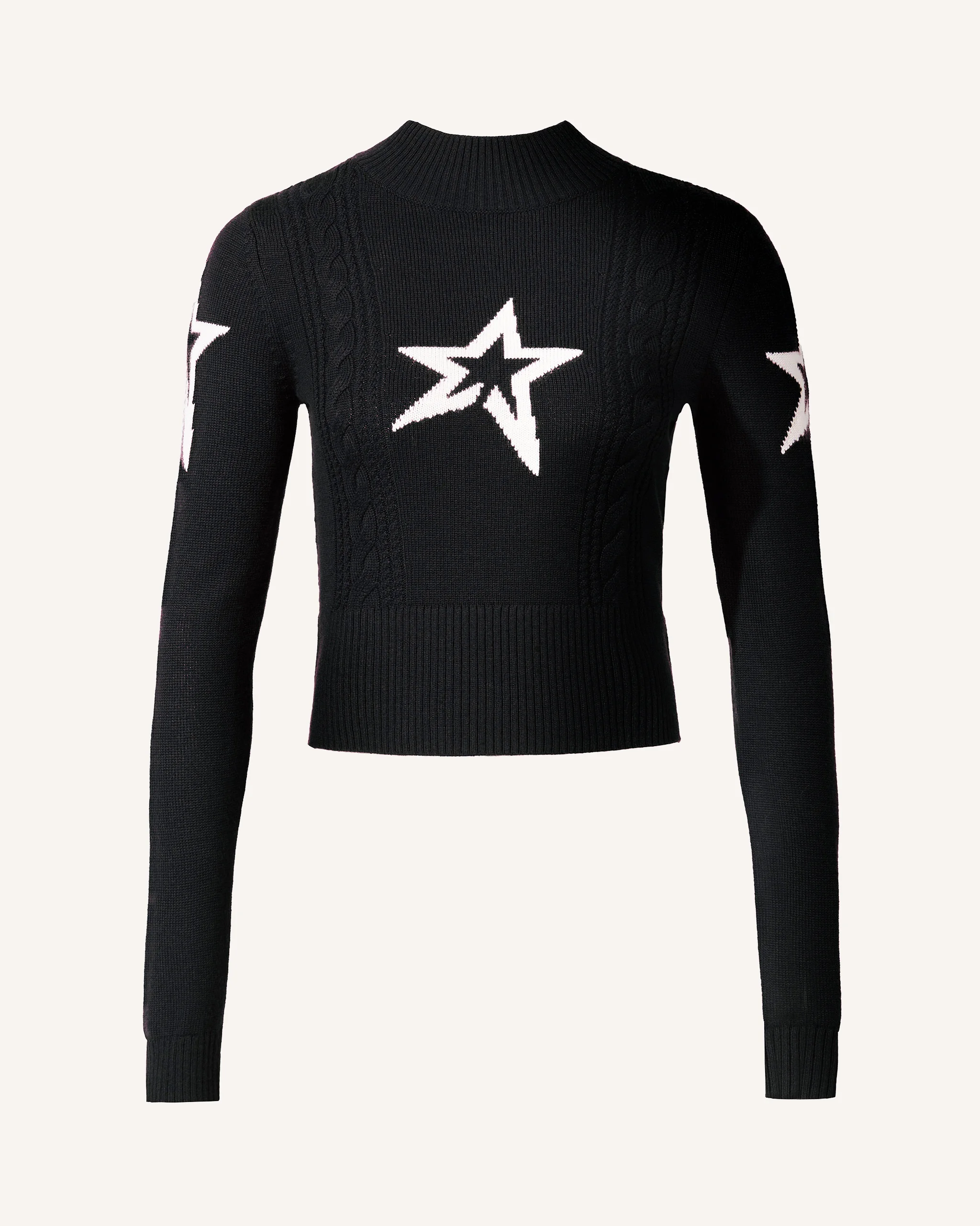 Cable Merino Wool Sweater - 1