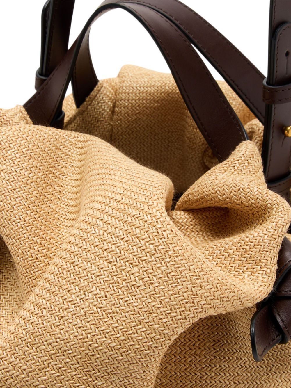 Taurus leather-trimmed shoulder bag - 4