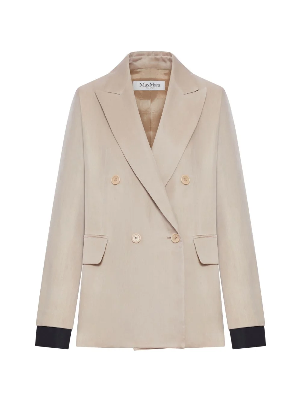 Max Mara Women Silk Double-Breasted Jacket - 1