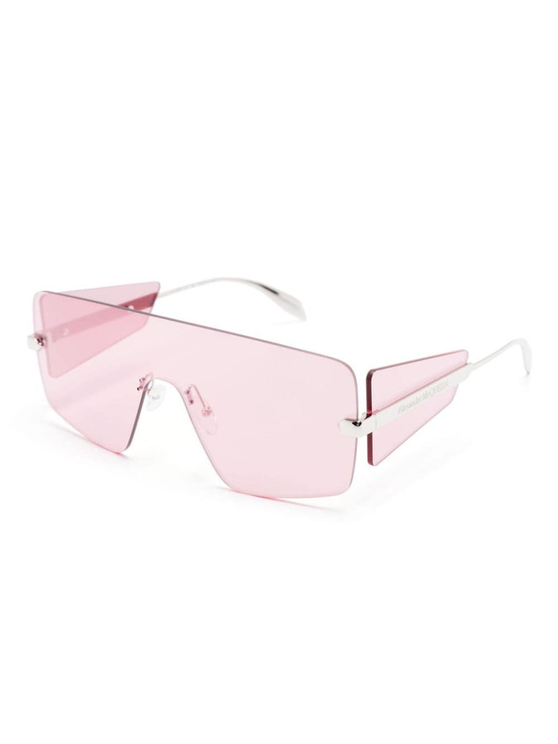 Alexander McQueen shield-frame sunglasses outlook