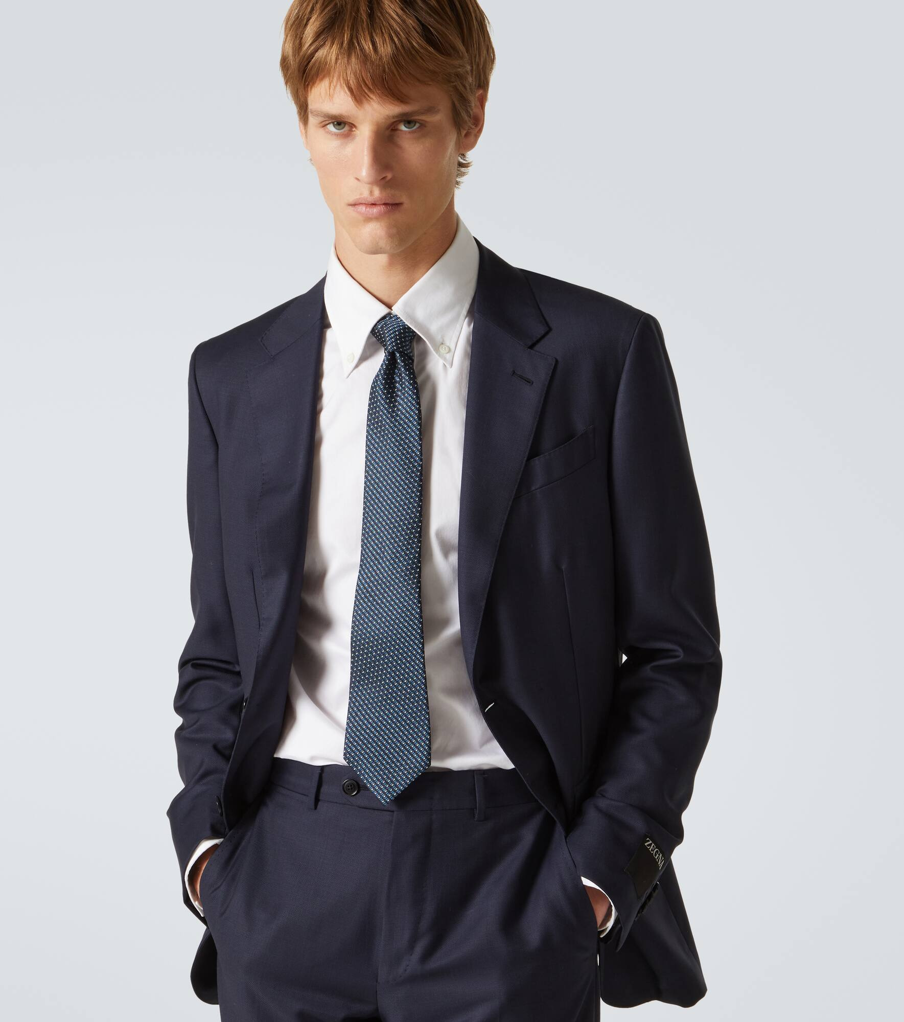 Silk jacquard tie - 3