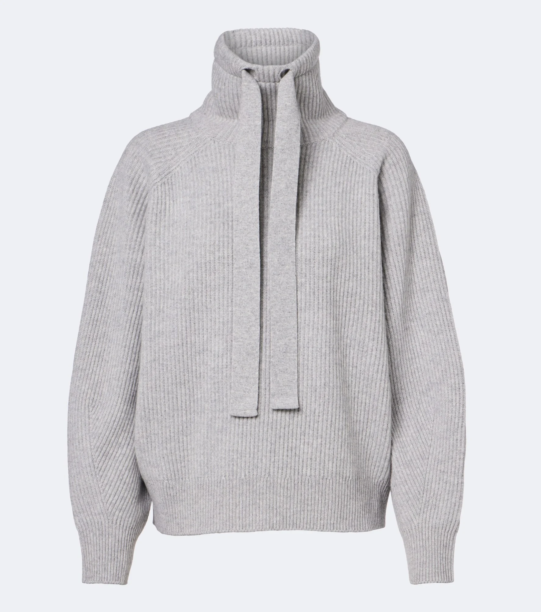 Ribbed-knit cashmere sweater - 1