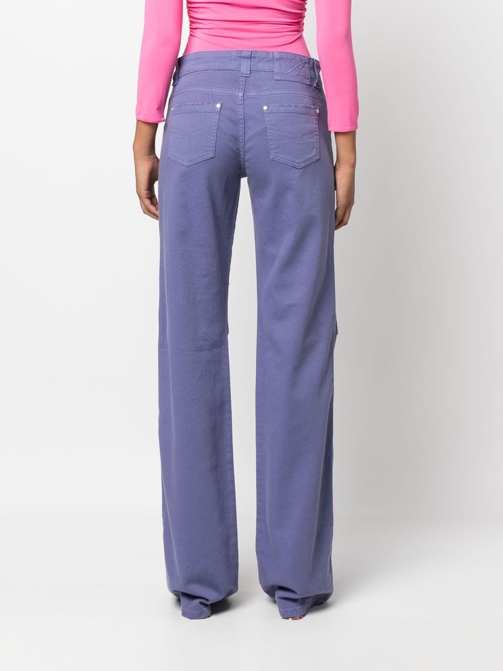 straight-leg cargo jeans - 4