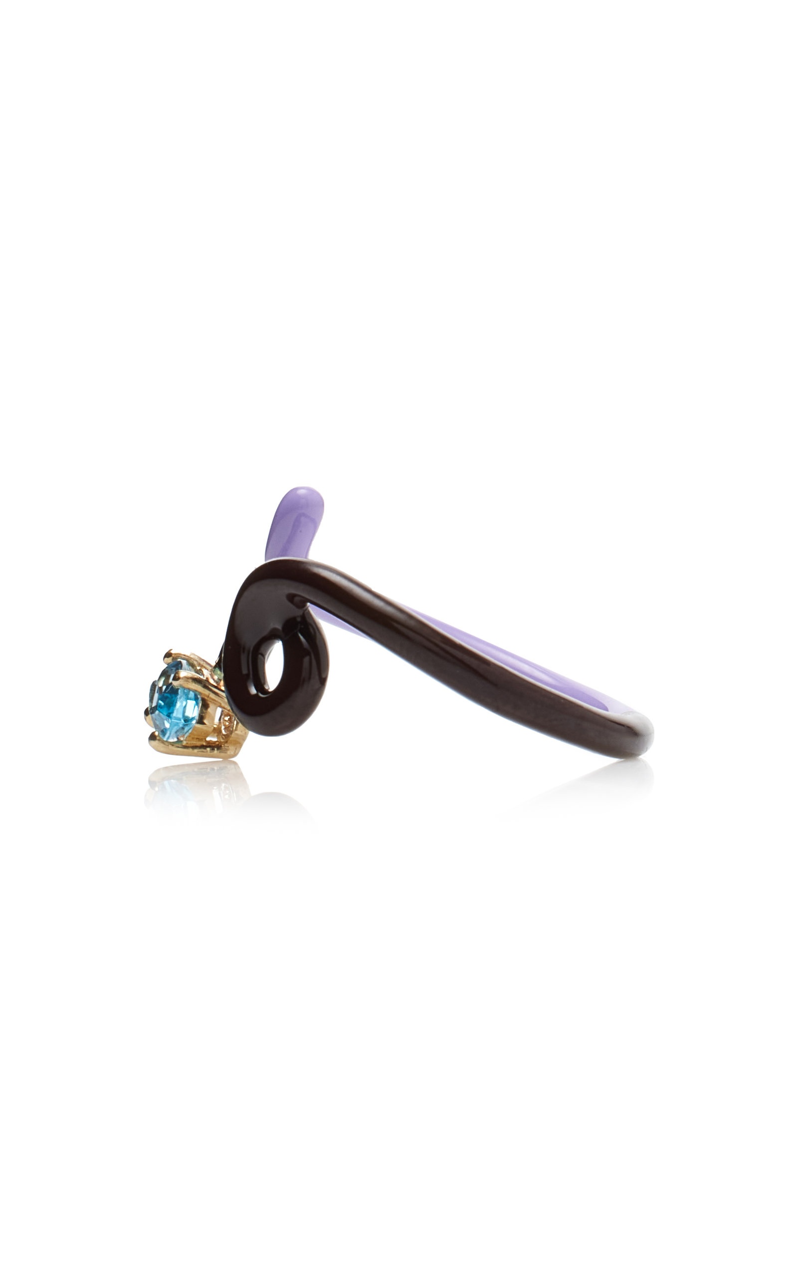 Vine 9K Gold And Silver Ring multi - 4